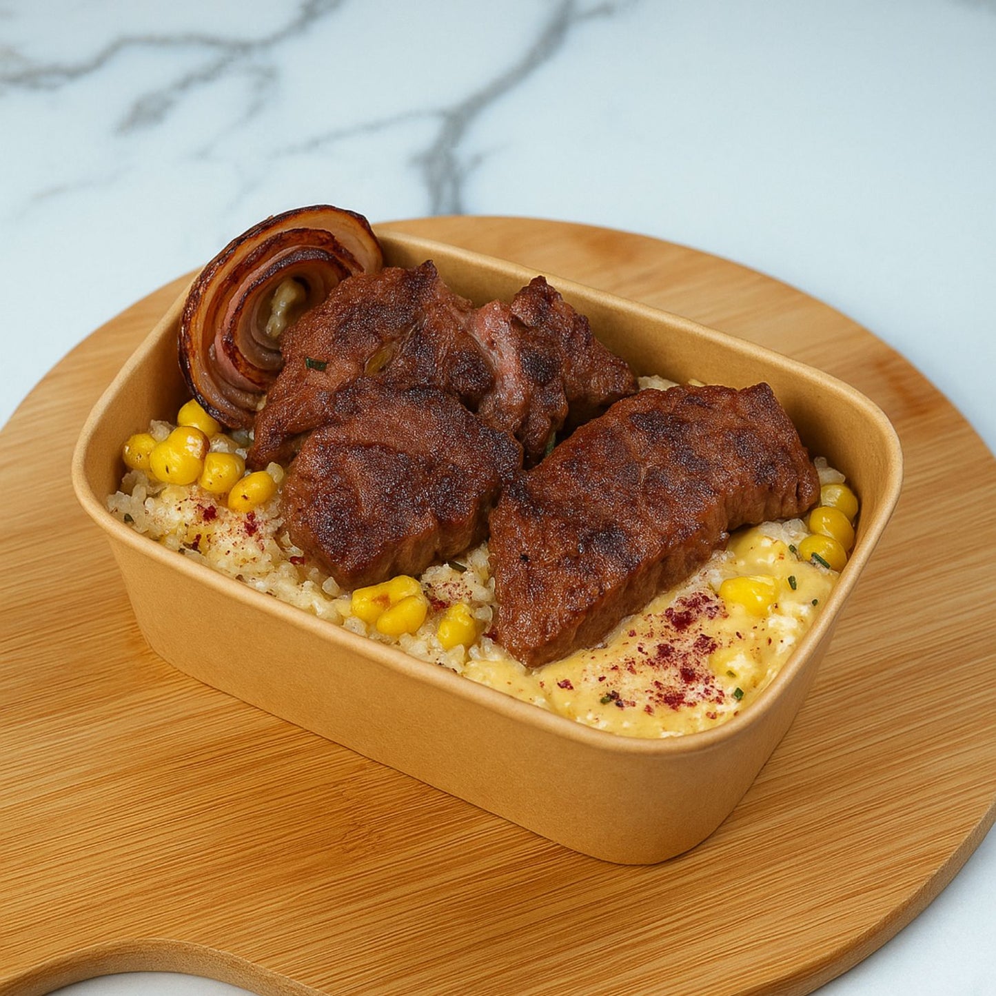 RICE, CHICKPEA PILAF & BRAISED BEEF